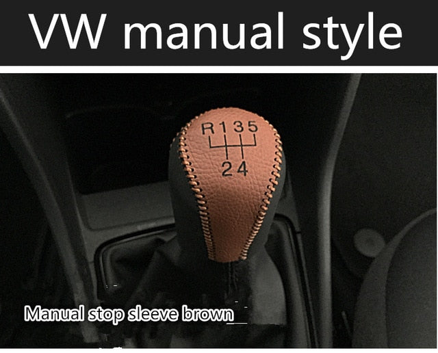 Auto Gear lever Handbrake cover For VW Jetta MK6 MK7 Magotan Polo Passat B6 B7 Touaregu Tiguan Scooby Doo Beetle Golf MK6 7