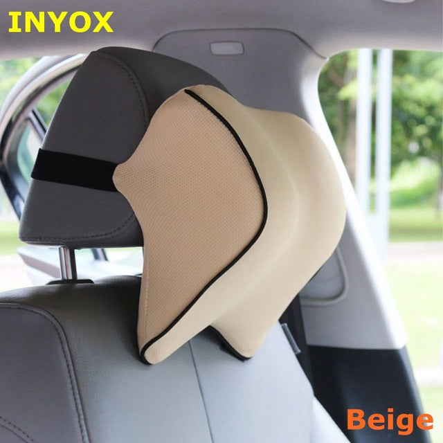 Car Headrest Lumbar Memory Foam Car Neck Pillow Pillow Set Car Seat Ba