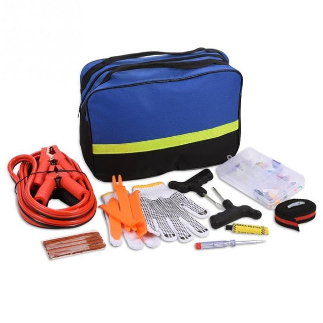 Car Roadside Car Emergency Kit,EBTOOLS Auto Assistance Emergency Kit with 12ft 150A Jumper Cable,Pa Car Accessories New